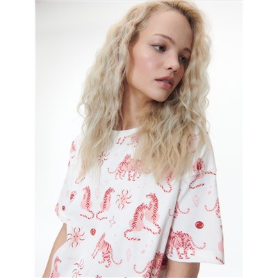 Bedrucktes T-Shirt im Regular-Fit