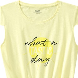 Mädchen T-Shirt mit Message-Print
