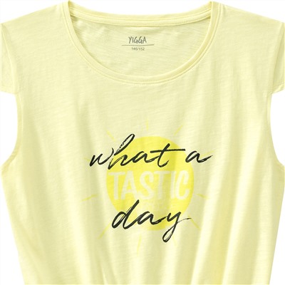 Mädchen T-Shirt mit Message-Print