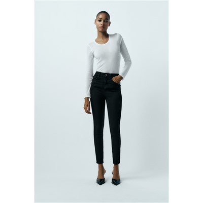 HIGH-RISE SKINNY SCULPT TRF JEANS