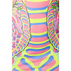 Vestido slim corto manga 3/4