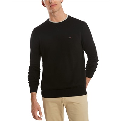 Tommy Hilfiger Men's Signature Solid Crew Neck Sweater