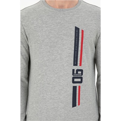 Erkek Gri Melanj Sweatshirt