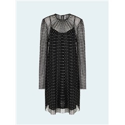 Платье мини с блеском, PL1515/midnight