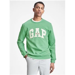 Embroidered Gap Logo Crewneck Pullover