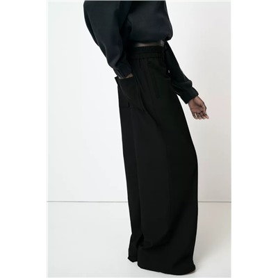 WIDE-LEG TROUSERS WITH ELASTIC WAISTBAND