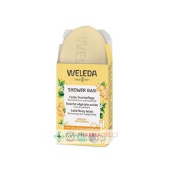 Weleda Shower Bar Douche Végétale Solide Ginger & Petitgrain Bio 75g