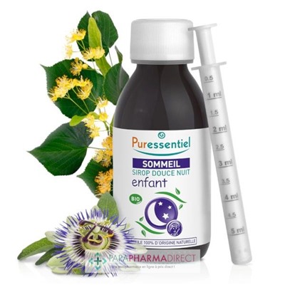 Puressentiel Sommeil Sirop Douce Nuit Enfant BIO 125 ml