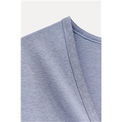 LINEN AND COTTON BLEND T-SHIRT