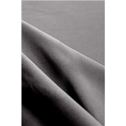 Ciel King Size Plus %100 Pamuk Lastikli Saten Çarşaf - Gri