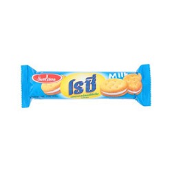 Печенье-сэндвич с молочной кремовой начинкой от Rosy 110 гр / Rosy Milk Flavoured Cream Sandwich Crackers 110g