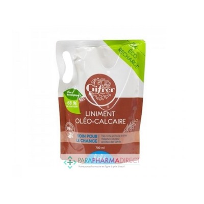 Gifrer Bébé Liniment Oléo-Calcaire Stabilisé 700ml Eco Recharge