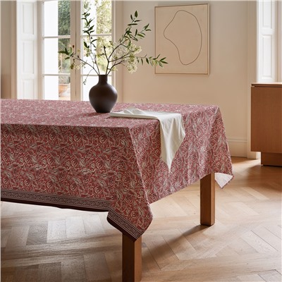 Tischdecke Sherpa - terrakotta - mehrere Größen verfügbar