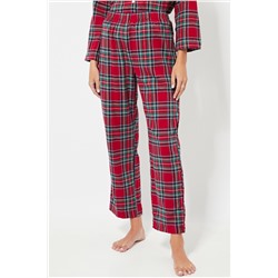 Pantalón de pijama cintura alta - Rojo