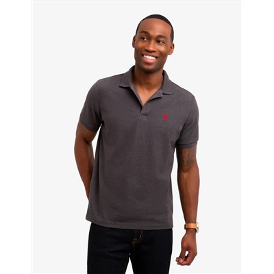 PIQUE SMALL LOGO POLO SHIRT