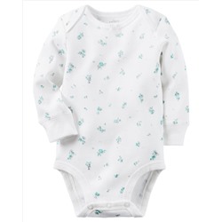 Thermal Floral Print Bodysuit