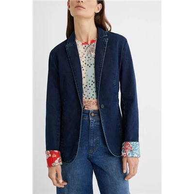 Blazer slim vaquera