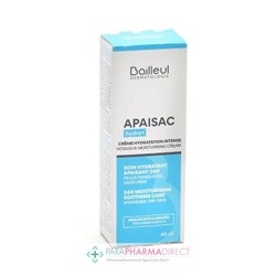 Bailleul Apaisac Hydra+ Crème Hydratation Intense 40ml