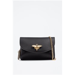 Bandolera de piel Negro - Firenze Artegiani