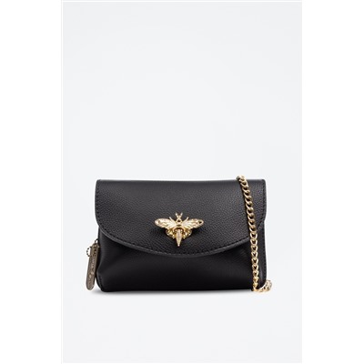 Bandolera de piel Negro - Firenze Artegiani