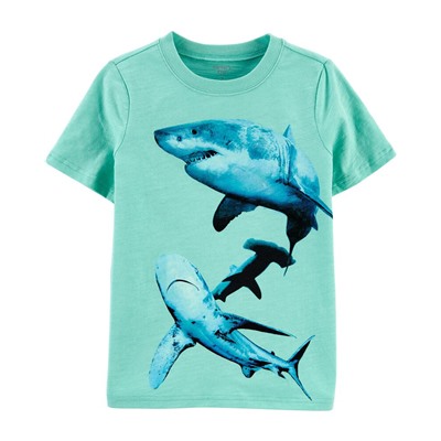 Carter's | Kid Shark Jersey Tee