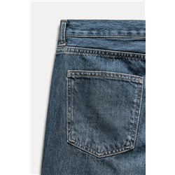 ZW COLLECTION LOW-RISE DENIM BERMUDA SHORTS