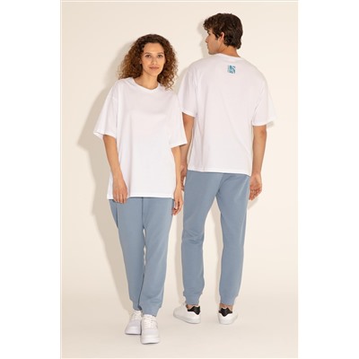 Erkek Comfort Fit Bisiklet Yaka Beyaz Tişört