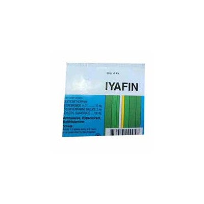 Таблетки от кашля и насморка  Iyafin 4 шт / Iyafin 4 tablets