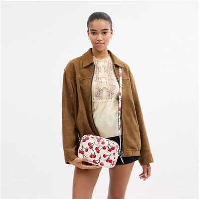 Jamie Camera Bag With Cherry Print
