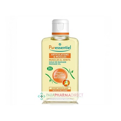 Puressentiel Articulations & Muscles Huile de Massage BIO 200 ml