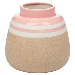 Vase mit Streifenmuster