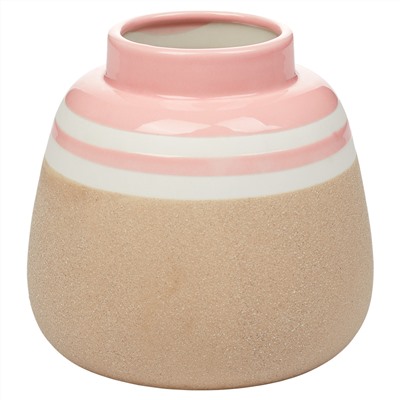 Vase mit Streifenmuster