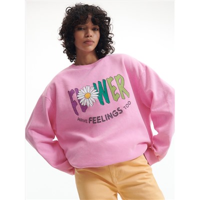 Bedrucktes Sweatshirt
