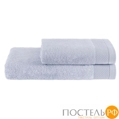 1018G11257504 Полотенце Soft cotton BAMBU светло-голубой 85X150