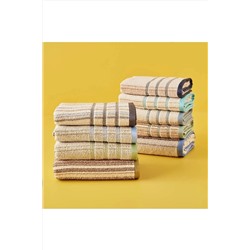 Bella Maison Stripe Yüz Havlusu Turkuaz (50X70 CM) 23195
