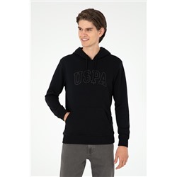 Erkek Siyah Basic Sweatshirt