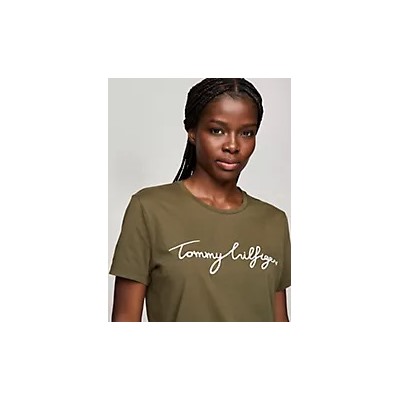 Embroidered Signature Crewneck T-Shirt