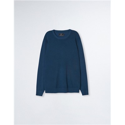 Knitted Jumper, Men, Dark Blue