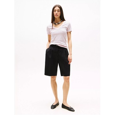 Stripe V-Neck Favorite T-Shirt