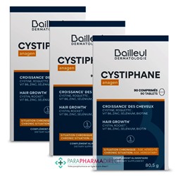 Bailleul Cystiphane Anagen - Croissance des Cheveux - LOT de 3x90 ComprimésLot  × 3