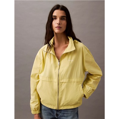 Nylon Windbreaker Jacket