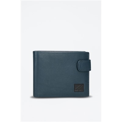 Cartera de piel Chief Índigo