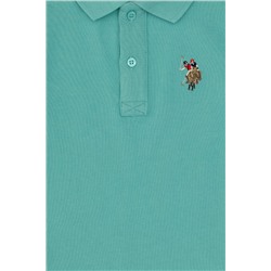 Erkek Çocuk Mint Basic Polo Yaka Tişört