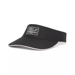 KARL LAGERFELD Women's Karl Logo Patch Adjustable Visor