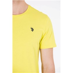 Erkek Neon Sarı Basic Tişört