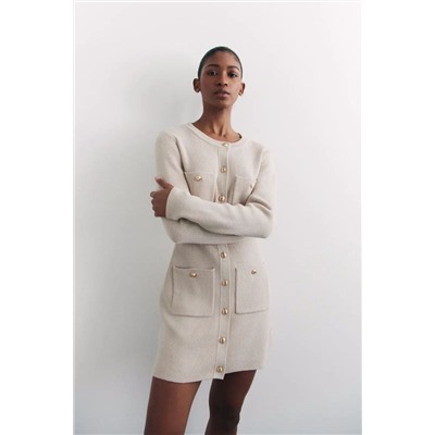 Женское вязаное платье  H&*M