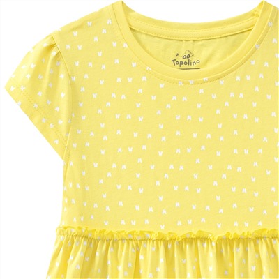 Mädchen Kleid mit Schmetterlingen allover