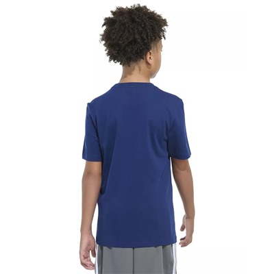 Adidas Big Boys Cotton Big Logo Graphic Crewneck T-Shirt