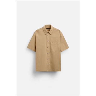 CAMISA POPELÍN BOLSILLO