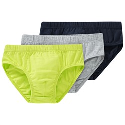 3 Jungen Slips in verschiedenen Farben